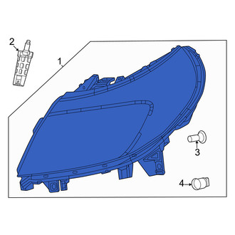 Ram OE - Front Left Headlight Assembly
