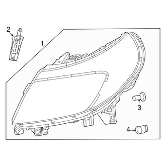 Ram OE - Front Lamps - Headlamp Components