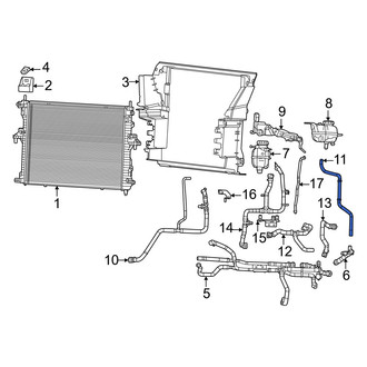 Ram OE - Drive Motor Battery Pack Coolant Hose
