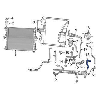 Ram OE - Drive Motor Battery Pack Coolant Hose