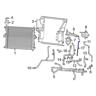 Ram OE - Drive Motor Battery Pack Coolant Hose