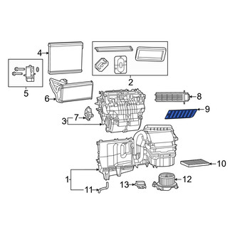 Ram OE - Heater Core Access Cover