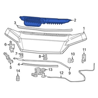 Ram OE - Front Rearward Hood Seal