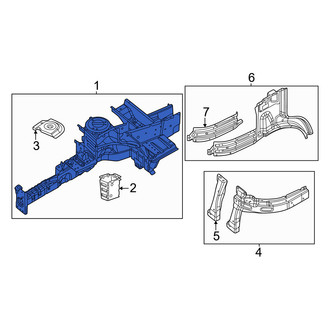 Ram OE - Front Left Fender Apron Assembly