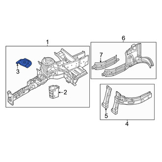 Ram OE - Front Left Suspension Strut Tower