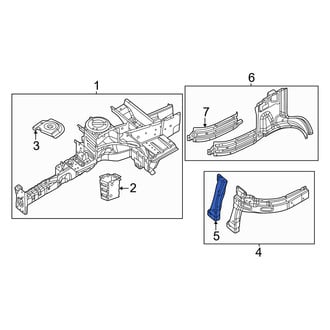Ram OE - Front Right Outer Fender Rail Reinforcement