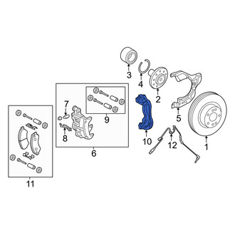 Ram OE - Front Disc Brake Caliper Bracket
