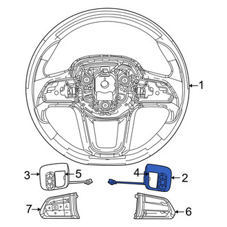 Ram OE - Right Steering Wheel Radio Controls