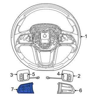 Ram OE - Left Steering Wheel Radio Controls