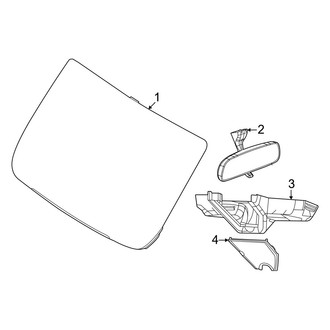 Ram OE - Windshield - Glass