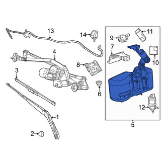 Ram OE - Front Washer Fluid Reservoir