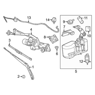Ram OE - Windshield - Wiper & Washer Components
