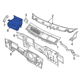 Ram OE - Front Cabin Air Intake Duct