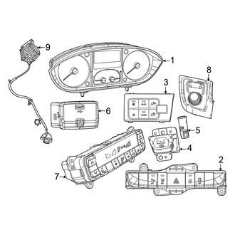 Ram OE - Instrument Panel - Cluster & Switches