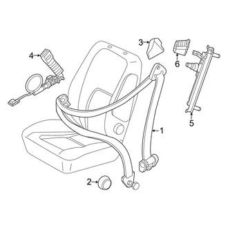 Ram OE - Restraint Systems - Front Seat Belts
