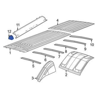Ram OE - Rear Right Outer Roof Side Rail