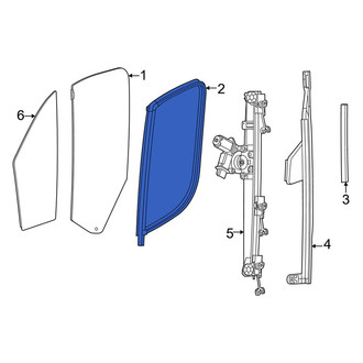 Ram OE - Front Left Window Channel