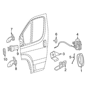 Ram OE - Front Door - Lock & Hardware
