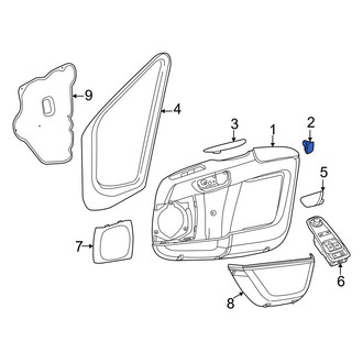 Ram OE - Door Interior Trim Panel Cap