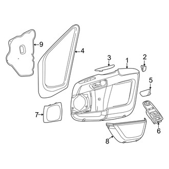 Ram OE - Front Door - Interior Trim
