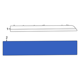 Ram OE - Front Right Body Trim Molding