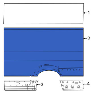 Ram OE - Rear Right Lower Quarter Panel