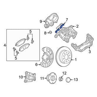 Ram OE - Left Parking Brake Actuator Bracket