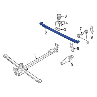 Ram OE - Rear Leaf Spring Assembly