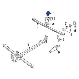 Ram OE - Rear Leaf Spring Bumper