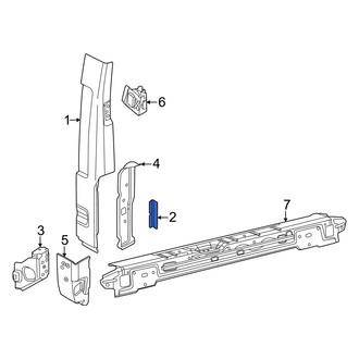 Ram OE - Body D-Pillar Bracket