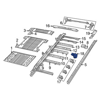 Ram OE - Rear Right Leaf Spring Bracket