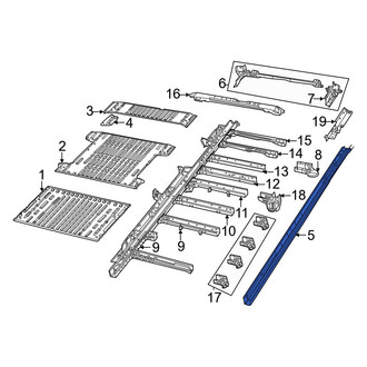 Ram OE - Rear Left Floor Side Rail