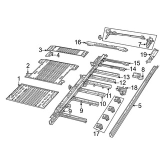 Ram OE - Rear Body & Floor - Floor & Rails