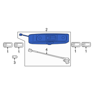 Ram OE - Rear Center Clearance Light Assembly