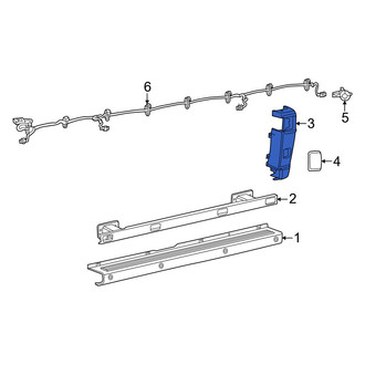 Ram OE - Rear Left Bumper End Cap