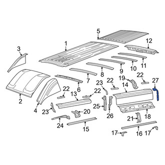 Ram OE - Left Lower Body D-Pillar Reinforcement