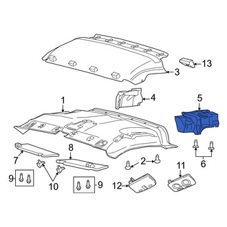 Ram OE - Left Headliner Bracket