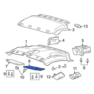 Ram OE - Left Sun Visor