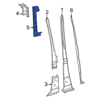 Ram OE - Left Upper Body B-Pillar