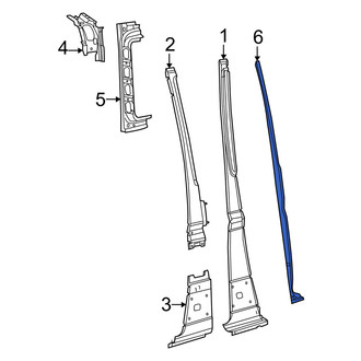 Ram OE - Left Body B-Pillar Reinforcement
