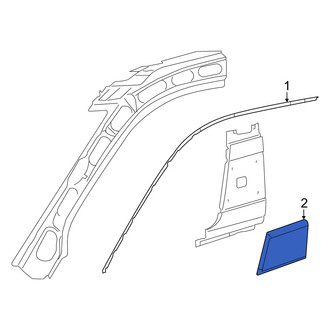 Ram OE - Front Right Body Trim Molding