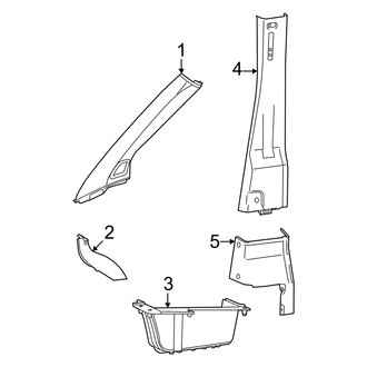 Ram OE - Pillars, Rocker & Floor - Interior Trim