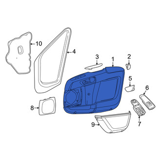 Ram OE - Front Right Inner Door Interior Trim Panel