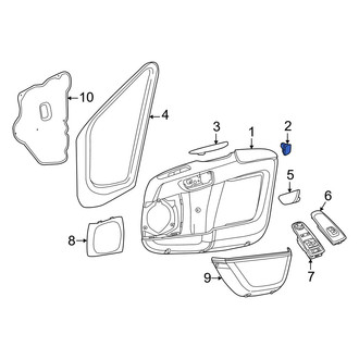 Ram OE - Door Interior Trim Panel Cap