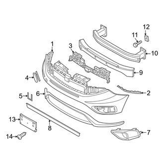 Ram OE - Front Bumper & Grille - Bumper & Components