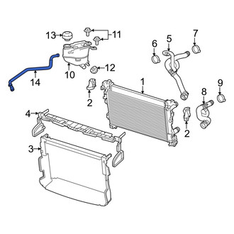 Ram OE - Engine Coolant Overflow Hose