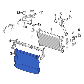Ram OE - Engine Cooling Fan Shroud