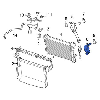 Ram OE - Lower Radiator Coolant Hose