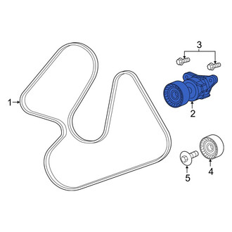 Ram OE - Accessory Drive Belt Tensioner Assembly