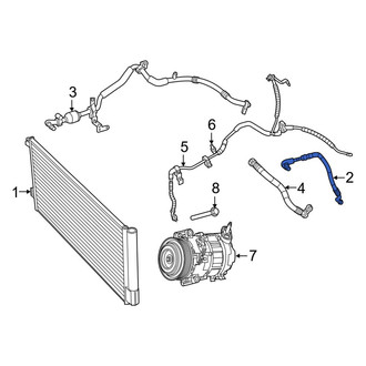 Ram OE - A/C Refrigerant Discharge Hose